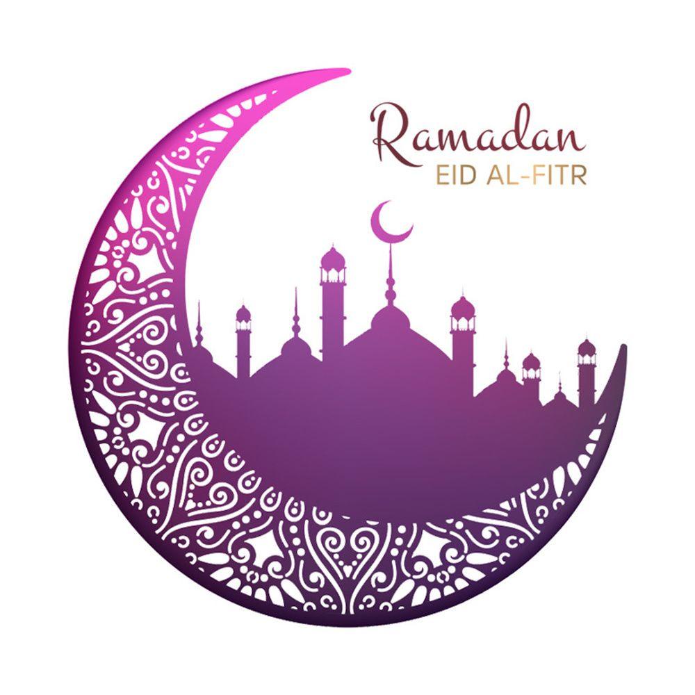 Populer Stiker Dinding Kamar Tidur Castle Kreatif Bulan Ramadhan Muslim Mural