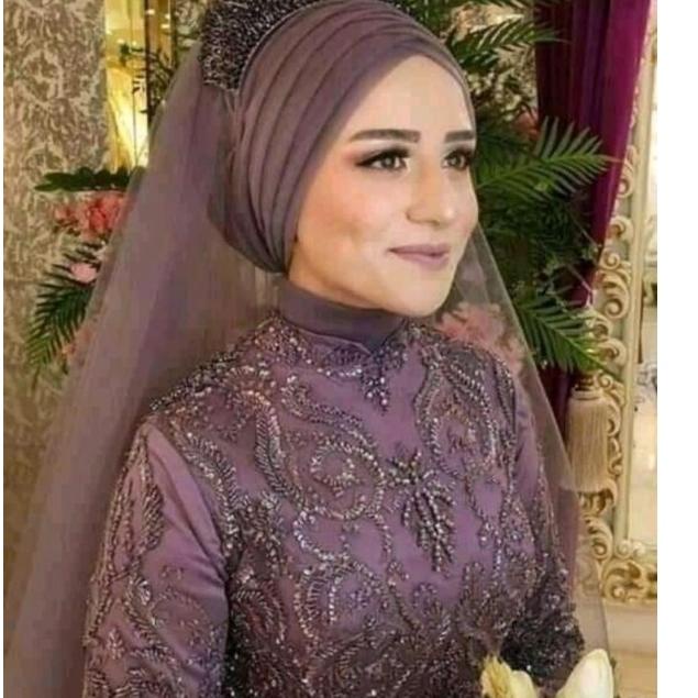 Top Delivery Hijab pengantin Turki aksesoris pengantin akad pernikahan modern