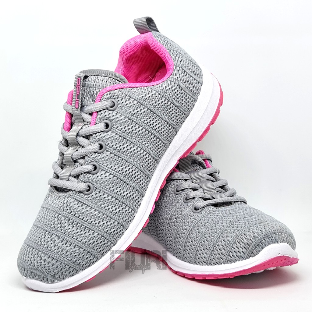 FIURI - ANDO ORIGINAL - REBECCA 37-40 ABU-ABU PINK - SEPATU SNEAKERS SPORT KANVAS SOL KARET ANAK PEREMPUAN - SEPATU KETS FASHION TRENDY WANITA DEWASA - SEPATU OLAHRAGA LARI FITNES SENAM KERJA KULIAH BERTALI CEWEK MURAH PROMO DISKON BONUS KAOS KAKI