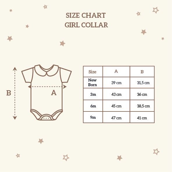 Castle - Little Palmerhaus - Boy Collar - Girl Collar Bodysuit 1.0 (Jumper Bayi) 0-9 Bulan - Jumper Bayi Perempuan - Baju Bayi