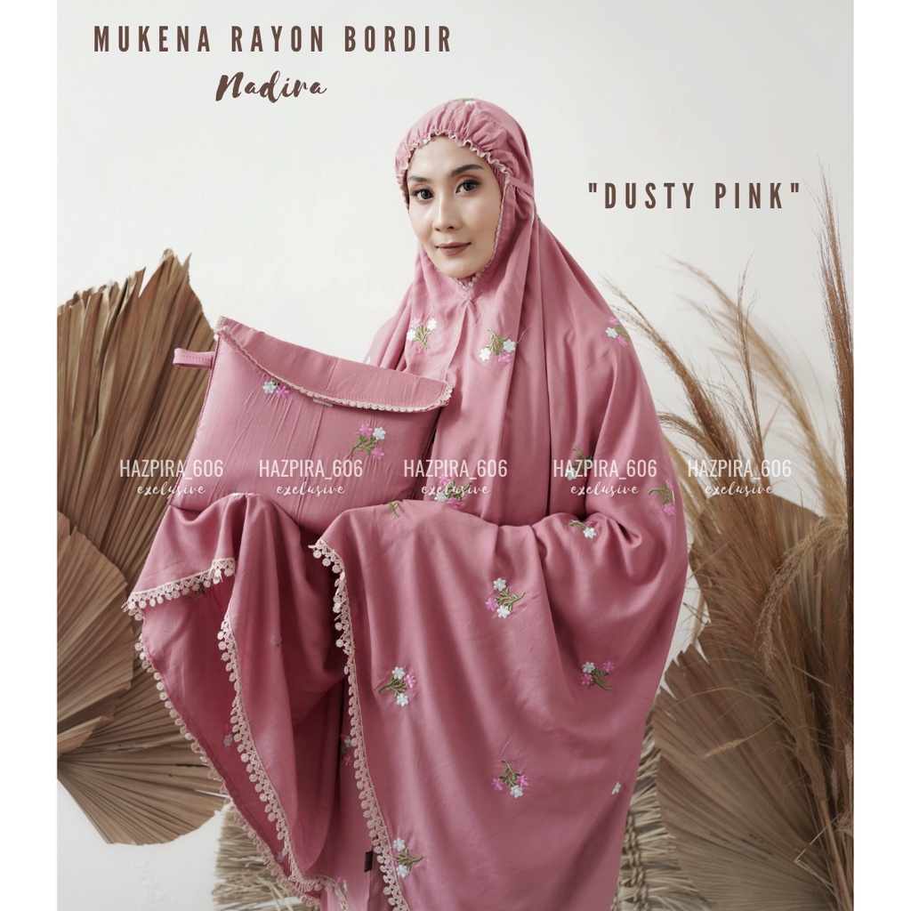 Mukena Mukenah Jumbo Dewasa Bordir Sutra  Mewah Cantik Premium Adem Motif Terbaru 2020 2021 Telekung