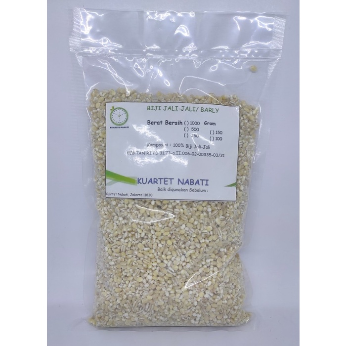 MAKANAN & MINUMAN MAKANAN KERING BARLEY - BIJI JALI - JALI [1000 G] PROMO-ORIGINAL-KEREN-MURAH-SALE