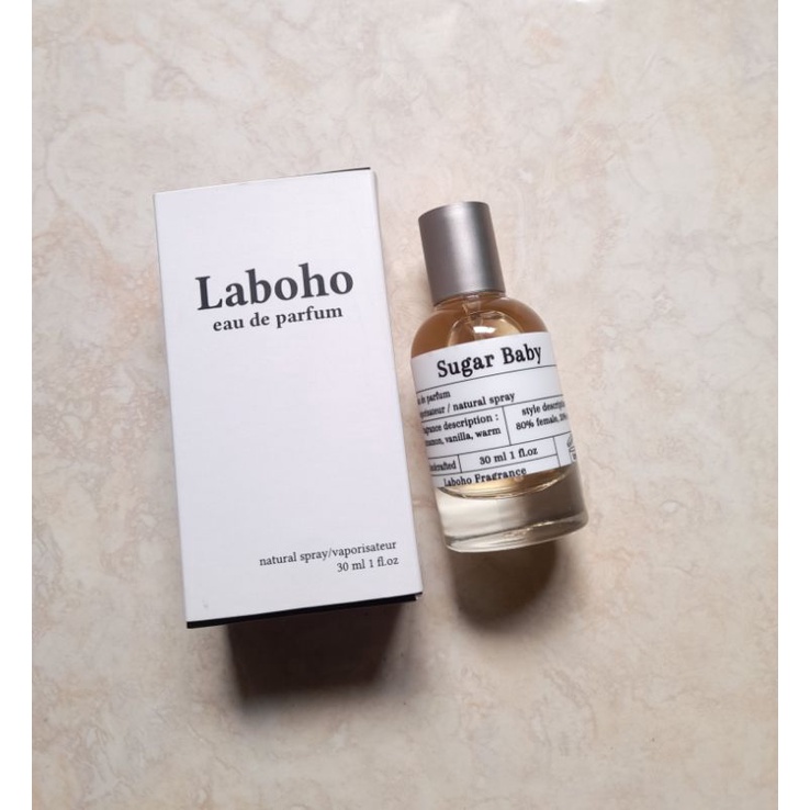 Laboho Fragrance Sugar Baby Eau de Parfum 30ml (Preloved)