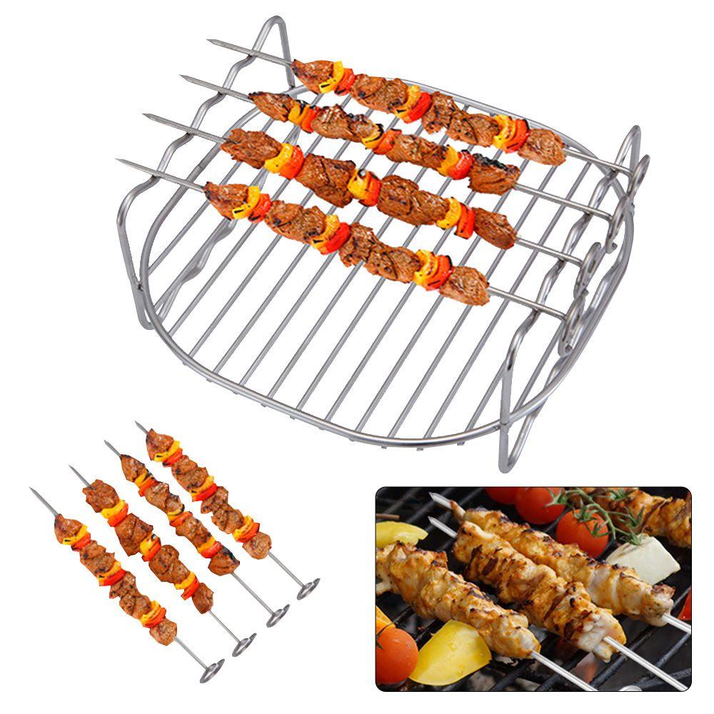 Preva Air Fryer Rak Tahan Lama Stainless Steel Air Fryer Aksesoris Grill Rack