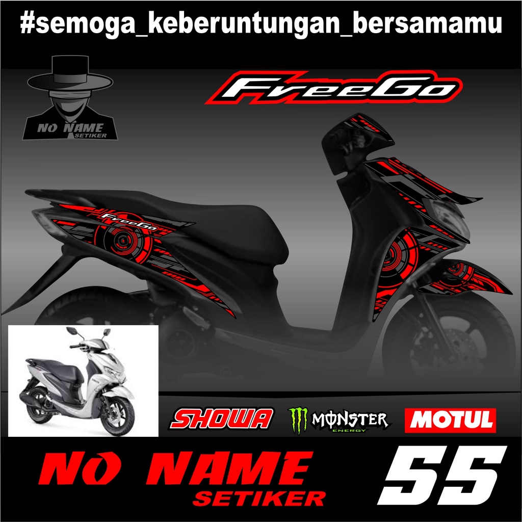 Striping FreeGo (55) 2017 2018 2019 2020 2021 stiker sticker setiker