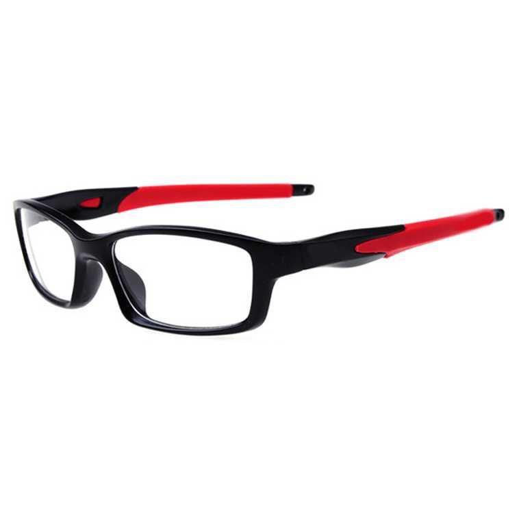 Aoron Frame Kacamata Titanium Style - 9837 [Hitam Merah]