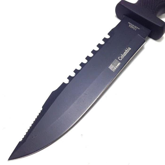 Super Hot! PISAU COLUMBIA SABER 1248A P1049-3 KNIFE BERBURU HUNTING TAJAM Terbatas!
