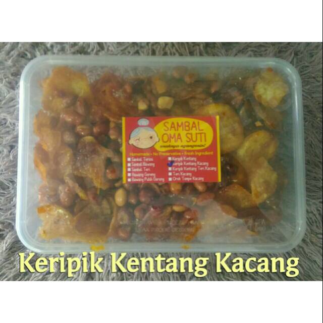 

Keripik Kentang KACANG Buatan : " OMA SUTI " Handmade & Home Made