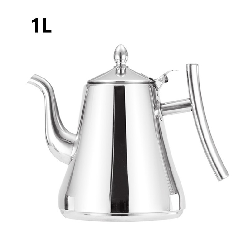 Stainless Steel 1l Tea Pot Coffee Tea Kettle Kitchen Restaurant Hotel Cafe - teakettle shirt or decal roblox