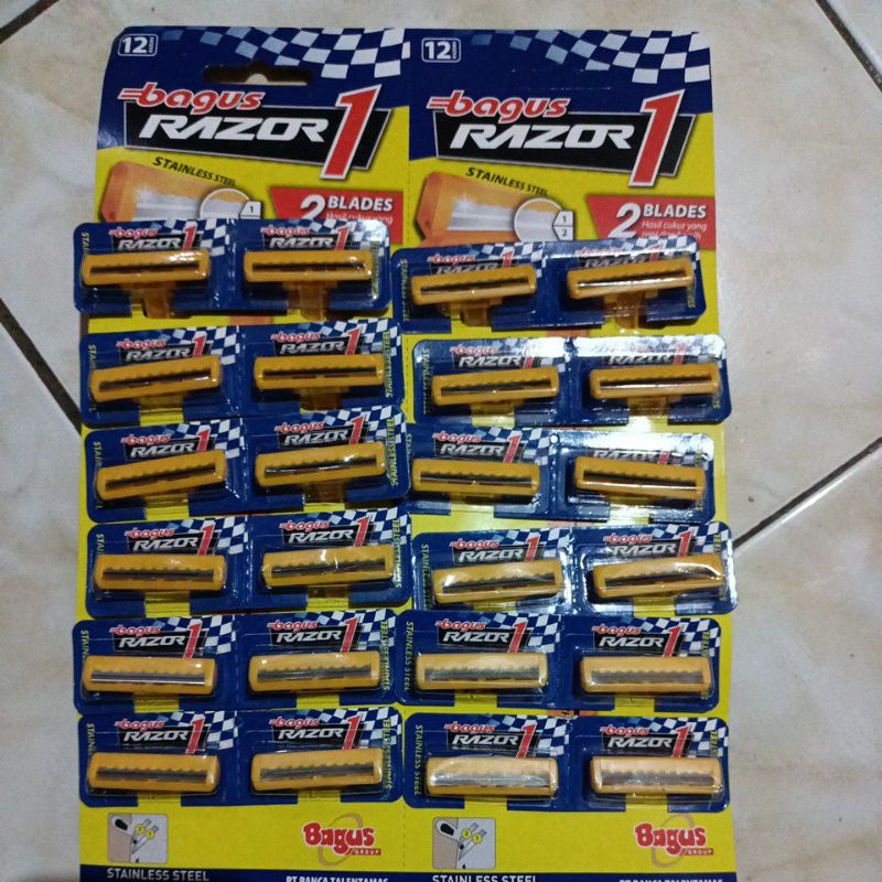 CUKURAN BAGUS RAZOR ISI 12 ( 1 LUSIN ) ORIGINAL