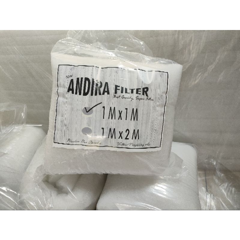 (PROMO) Peredam Speaker Andira Filter/Box subwoofer/Busa Spon Audio/ Kapas Filter Aquarium &amp; kolam/Kapas Filter 1x1M