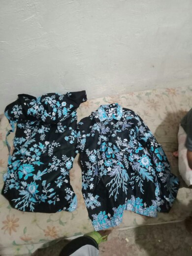 Bebas Pilih Batik Couple Keluarga Sania Ruffle Ori Ndoro Jowi Dnt Motif Tenun