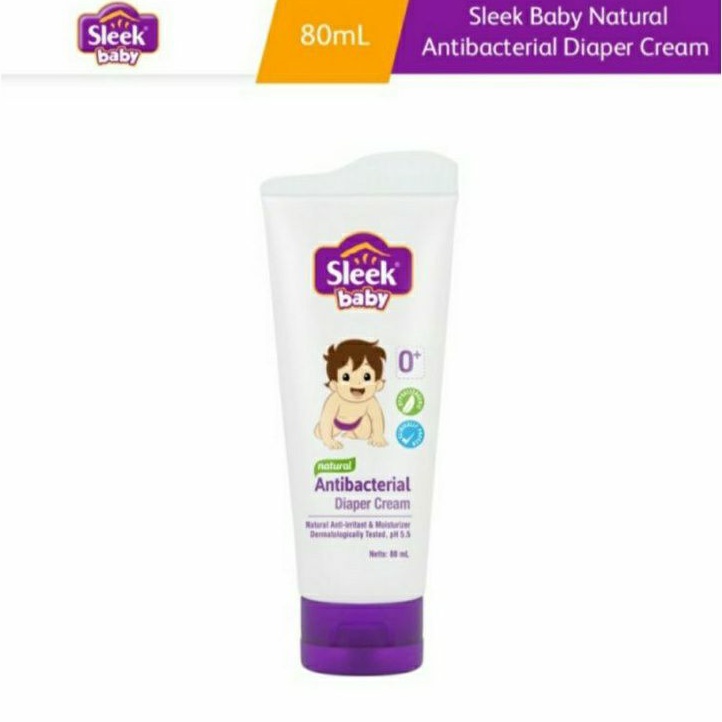 Sleek Baby Anti ruam Popok Diaper Cream Antibakteri Hypoallergenic