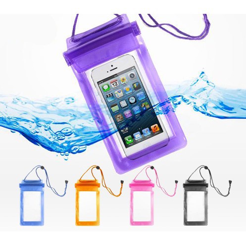 Sarung Tempat Hp Anti Air Pouch Bag  Waterproof Case 6,3inch Cover Universal Handphone Foto Dalam air MURAH