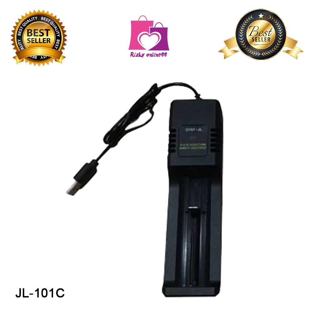 rizkyonline88 charger baterai 1 slot dan 2 slot universal 1.2V jin long