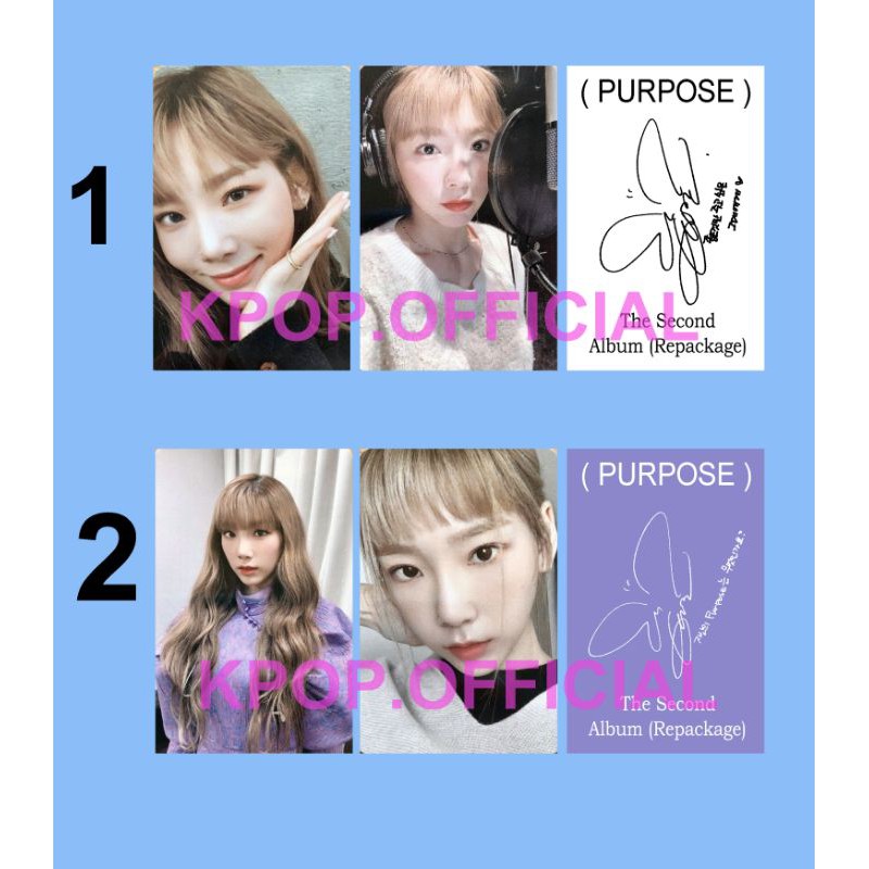 [ READY STOCK ] TAEYEON PURPOSE REPACKAGE