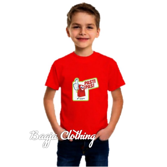 kaos anak pertamina logo pasti pas / baju anak logo pertamina