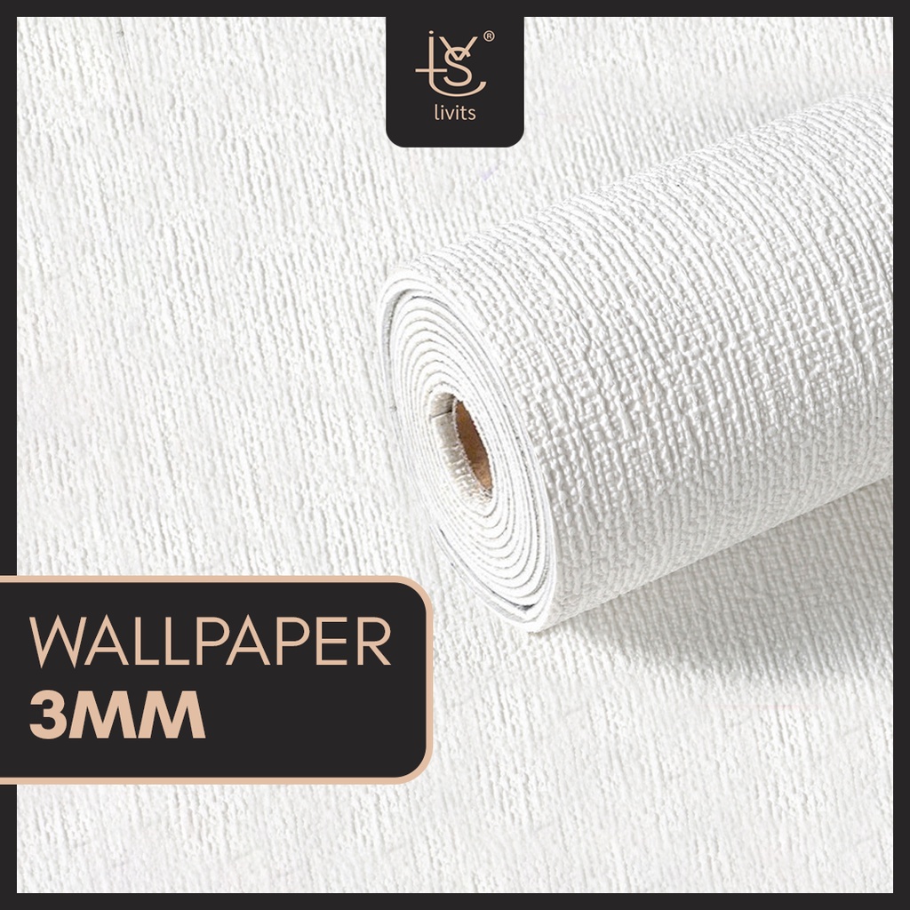 WALLPAPER LINEN ROLL 3D XPE FOAM | MOTIF KULIT JERUK | WALLFOAM STICKER