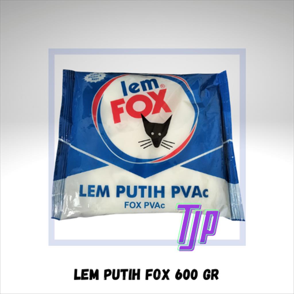 Lem Putih Fox Refill Bungkus  BIRU 600 Gr