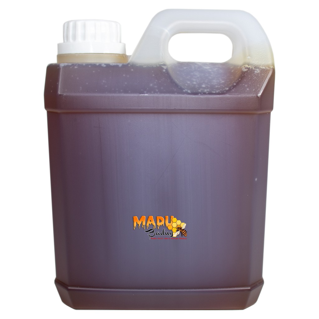 

PROMO MADU 100% ASLI BADUY MURNI MANIS ALAMI LEBAH HUTAN BANTEN NUSANTARA RAW HONEY JERIGEN 1250 ml