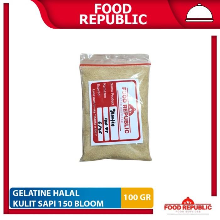 

Bahan Kue Gelatine Bubuk 500 Gr Halal Repack - Gelatin Powder - Import Premium
