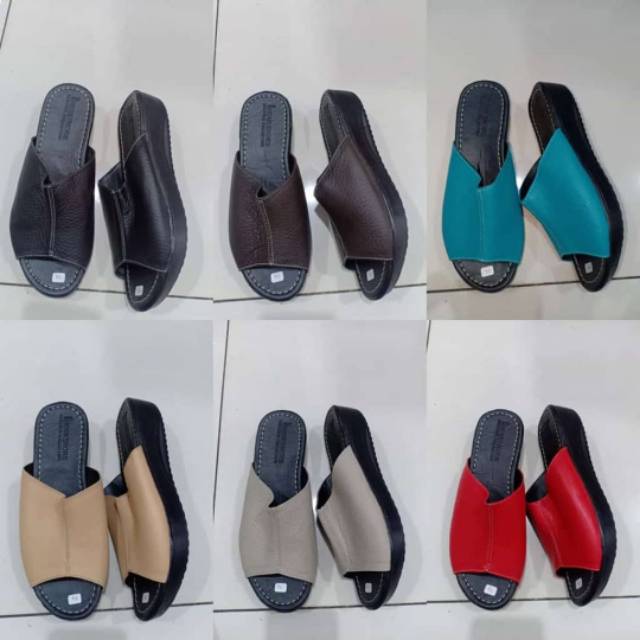 sandal wanita kulit asli  hak 3cm
