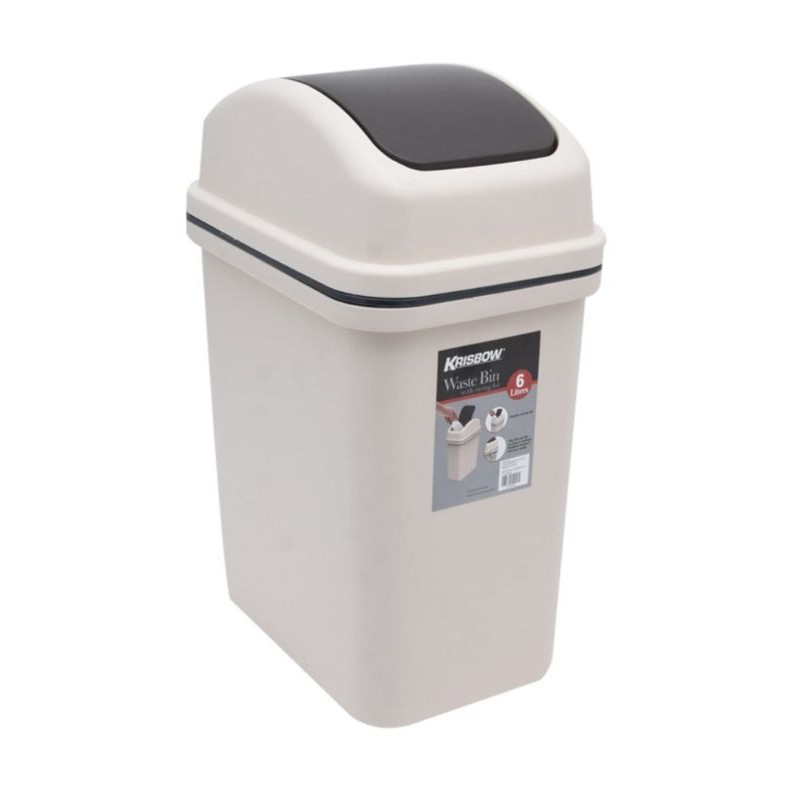 Tempat Sampah Krisbow 6 Ltr Tempat Sampah Plastik