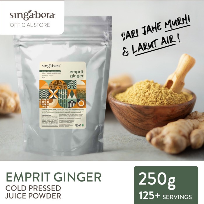 

Singabera Cold Pressed Ginger Powder 250g - Serbuk Jahe / Bubuk (BERKUALITAS)