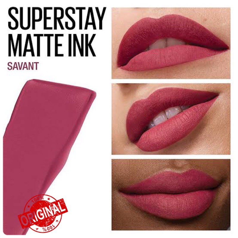 MAYBELLINE SUPERSTAY Matte Ink - 150 SAVANT | ❤ jselectiv ❤ Lip Cream Tahan 16 Jam MAYBELLINE - ORI✔️BPOM✔️MURAH✔️COD✔️