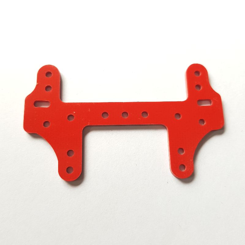 Rep Tamiya FRP Multi Reinforcing Plate / Multi Potong merah