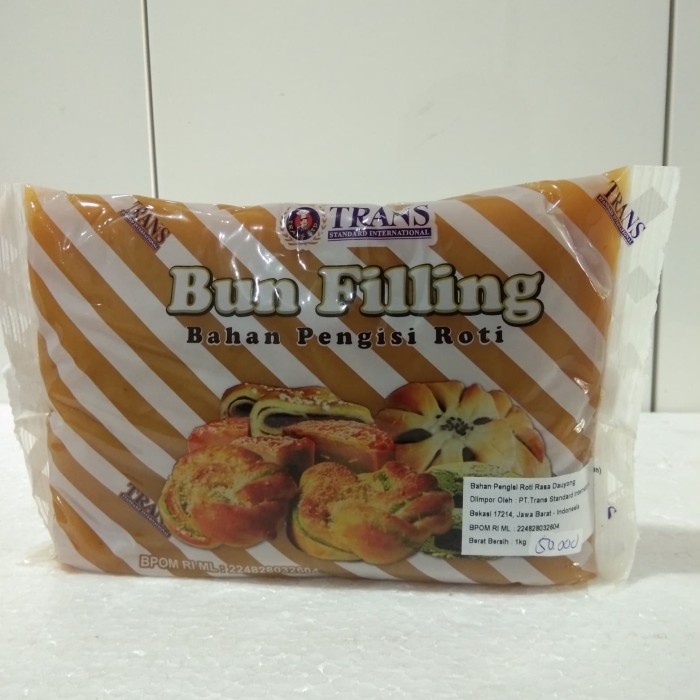 

Bun Filling Bahan Pengisi Roti Kue Rasa Dauyong .Durian Trans 1Kg