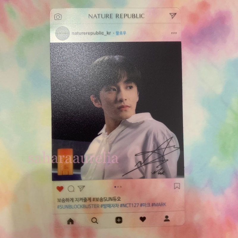 PHOTOCARD NATURE REPUBLIC MARK TRANSPARENT