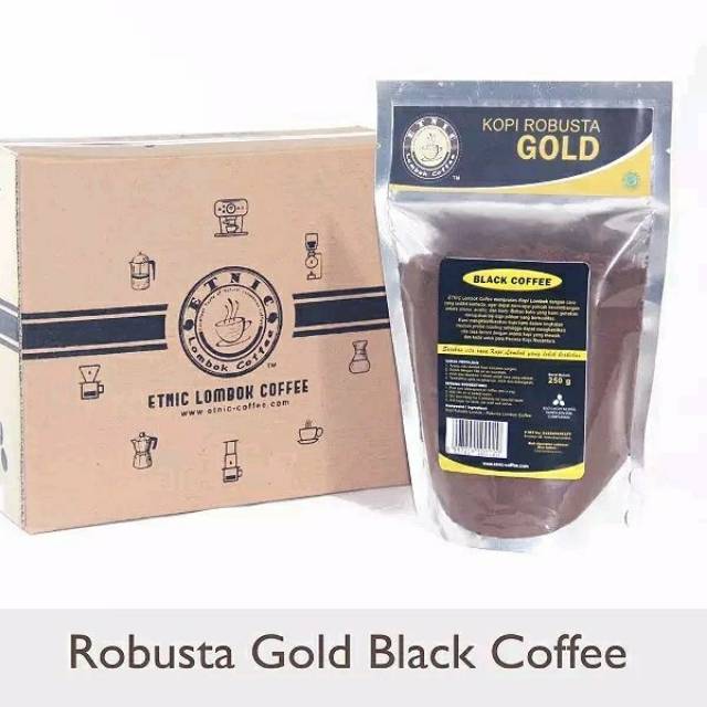 

ETNIC Lombok Coffee "ROBUSTA GOLD 250g