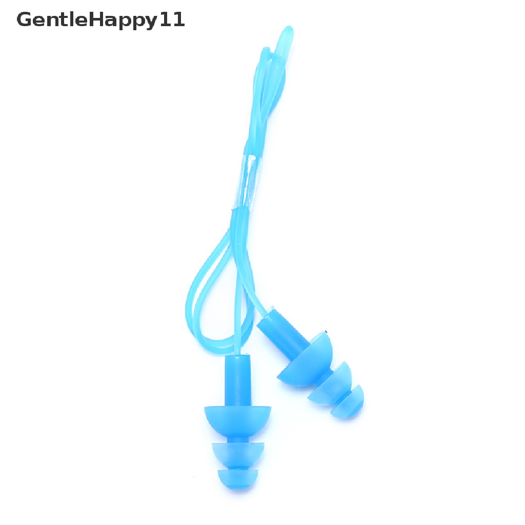 Gentlehappy Silikon Renang Ear Plugs Earplugs Gear Pool Aksesoris Olahraga Air