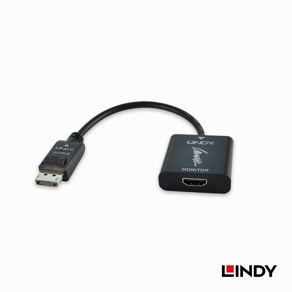 LINDY #41068 DisplayPort 1.2 to HDMI 4K60 Adapter