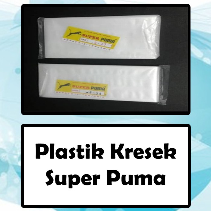 Plastik Es batu panjang / PE Puma uk 8 x 35 dan 9 x 33