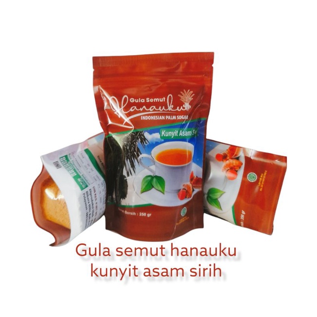 

Gula semut hanauku kunyit asam sirih 250gram