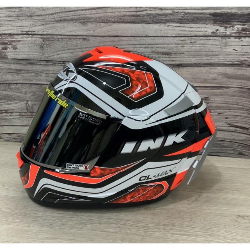 HELM INK CL MAX MOTIF 3LTD/SERI 5/7/HELM INK FULL FACE/FULL PAKET-MOTIF 5 RED PAKET