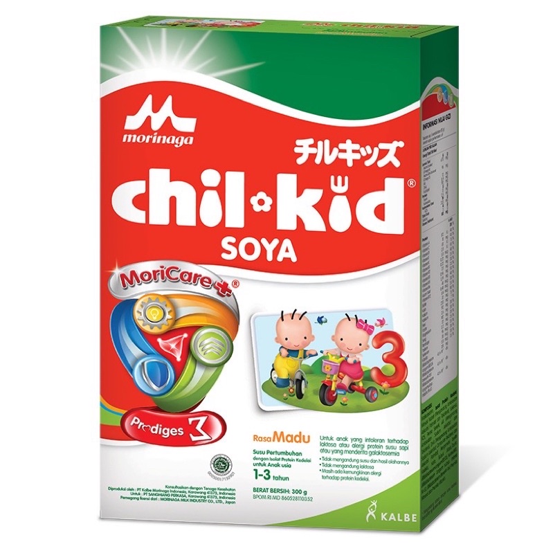 

Morinaga Chil-Kid Soya 3 300gr & 600gr [1-3 Tahun]