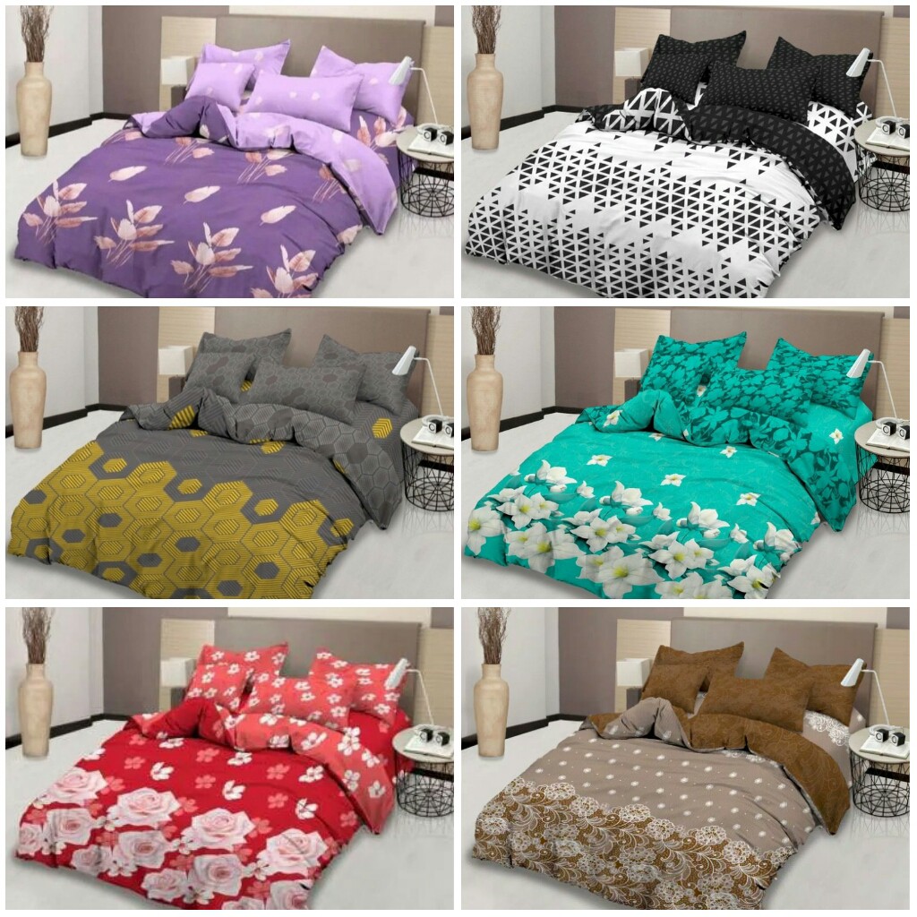 SPREI LADY ROSE FLAT KING UKURAN 180x200 BANYAK MOTIF