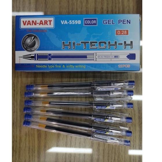 

GRATIS ONGKIR (Harga 12 pc) Bolpen Hi tech BIRU VA-559B (1kotak isi 12pcs) / bolpen gel pen 0.28 (ART. 4)