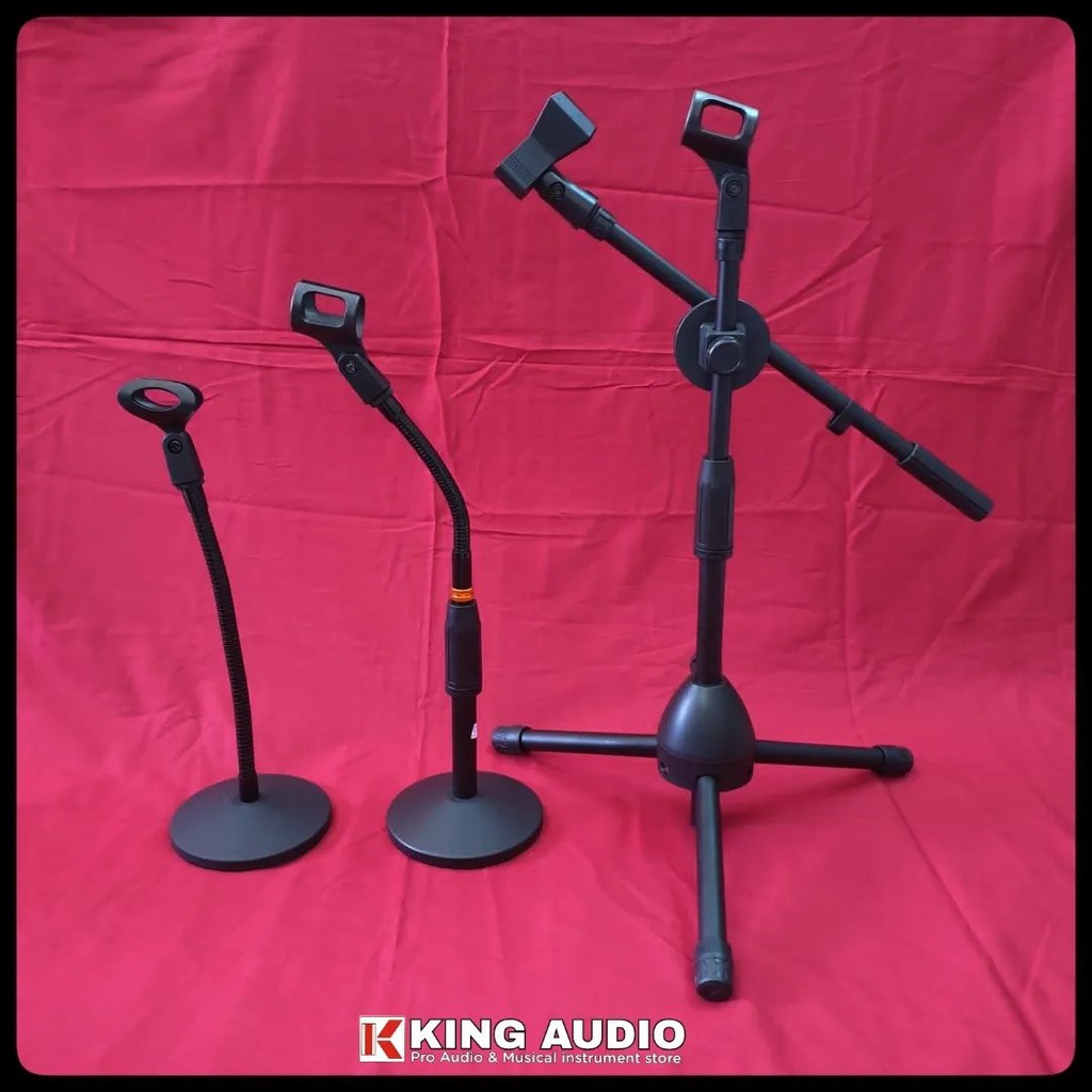 Stand Mic Meja Pendek