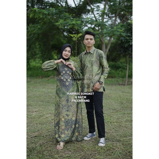 COUPLE GAMIS JUMPUTAN PALEMBANG SUTRA VALVET SILK