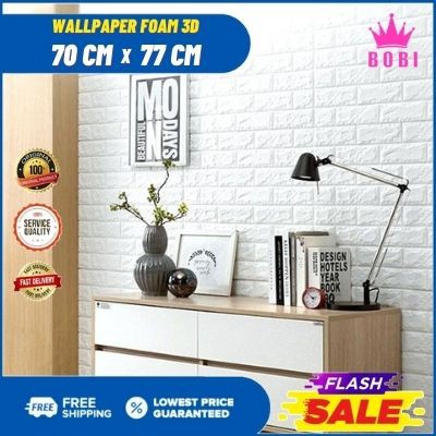 Wallpaper Brick Foam  - Wallpaper Busa 3D - Wallpaper Bata Busa - Wall Sticker Foam