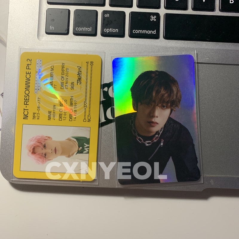 NCT 127 JAEHYUN ID CARD DEPARTURE BENE ALADDIN SG 21 PHOTOCARD PC