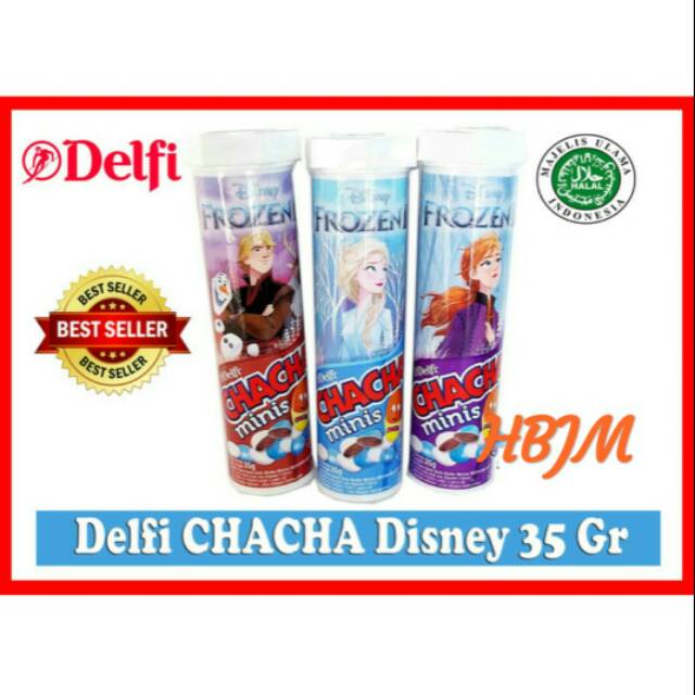 

DELFI CHACHA DISNEY 35 GR (GAMBAR RANDOM / ACAK) / COKELAT CHA CHA HALAL