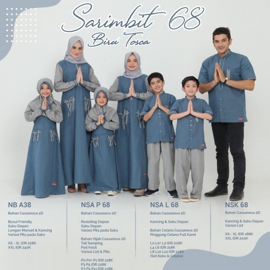 30+ Ide Baju Couple Muslim Keluarga Terbaru 2020