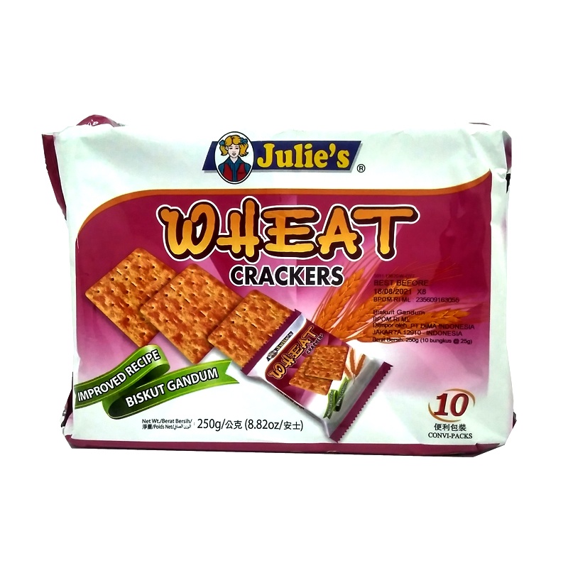 

Julies Biscuit Wheat Crac 250Gr
