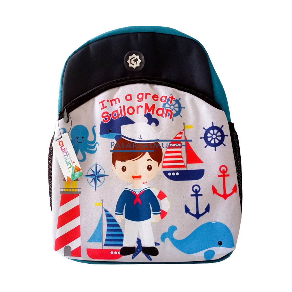 Tas Sekolah Anak SD Cita-Cita Sailor, Tas Ransel Besar Muat LKS, Backpack Anak Lucu Terlaris