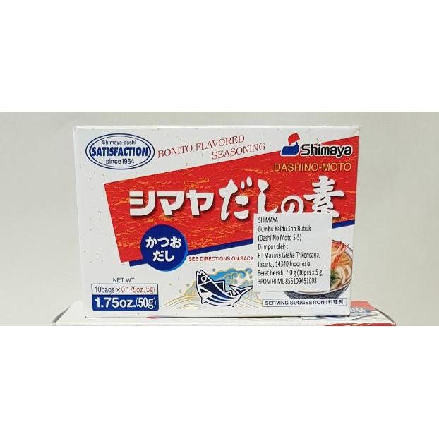 

Terhits Shimaya Dashi No Moto 10 Sachets @ 5Gr Murah